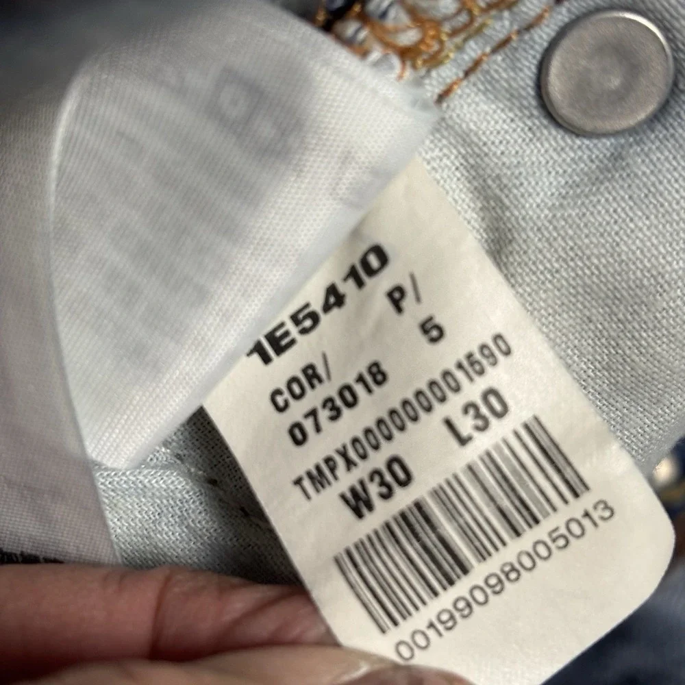 Abercrombie & Fitch‎ Classic Straight Jeans Mens 32x29.5 Button Fly Med Wash Y2K - Picture 8 of 13